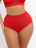Seamless Mid-Waist Tummy Control Peach-Hip Brief