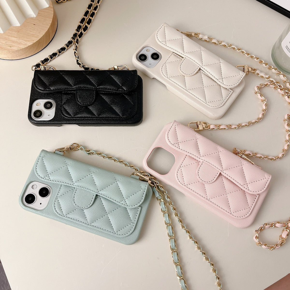 Crossbody Rope Phone Case with Card Holder