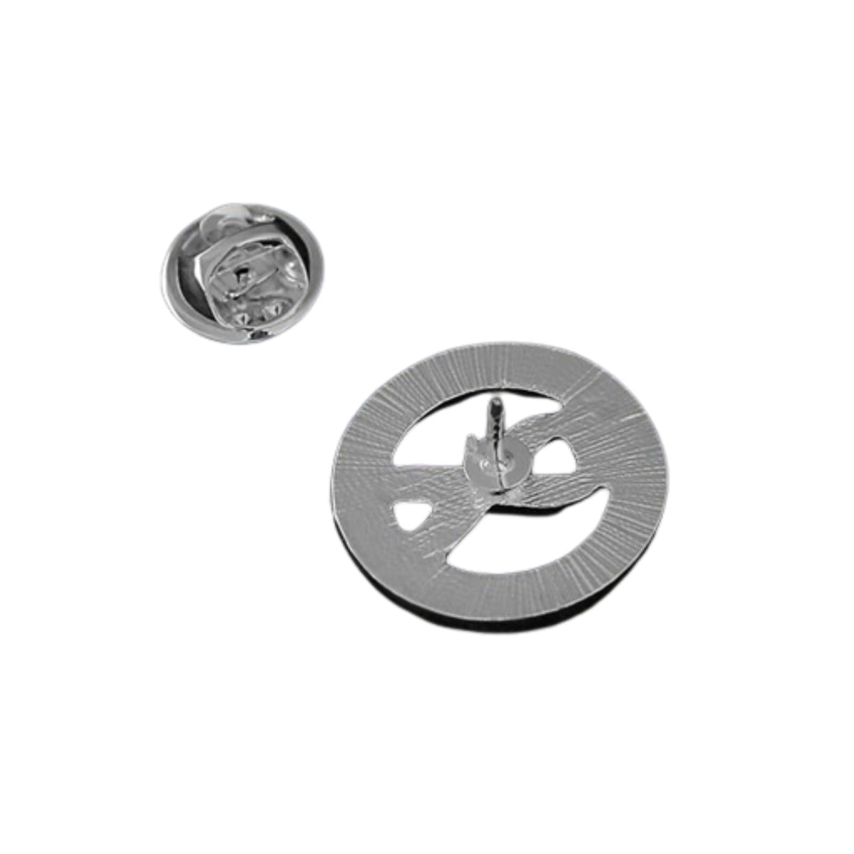 5/10/25/100 Bulk Circle Coronavirus Disease (COVID-19) Red & Yellow Ribbon Pins