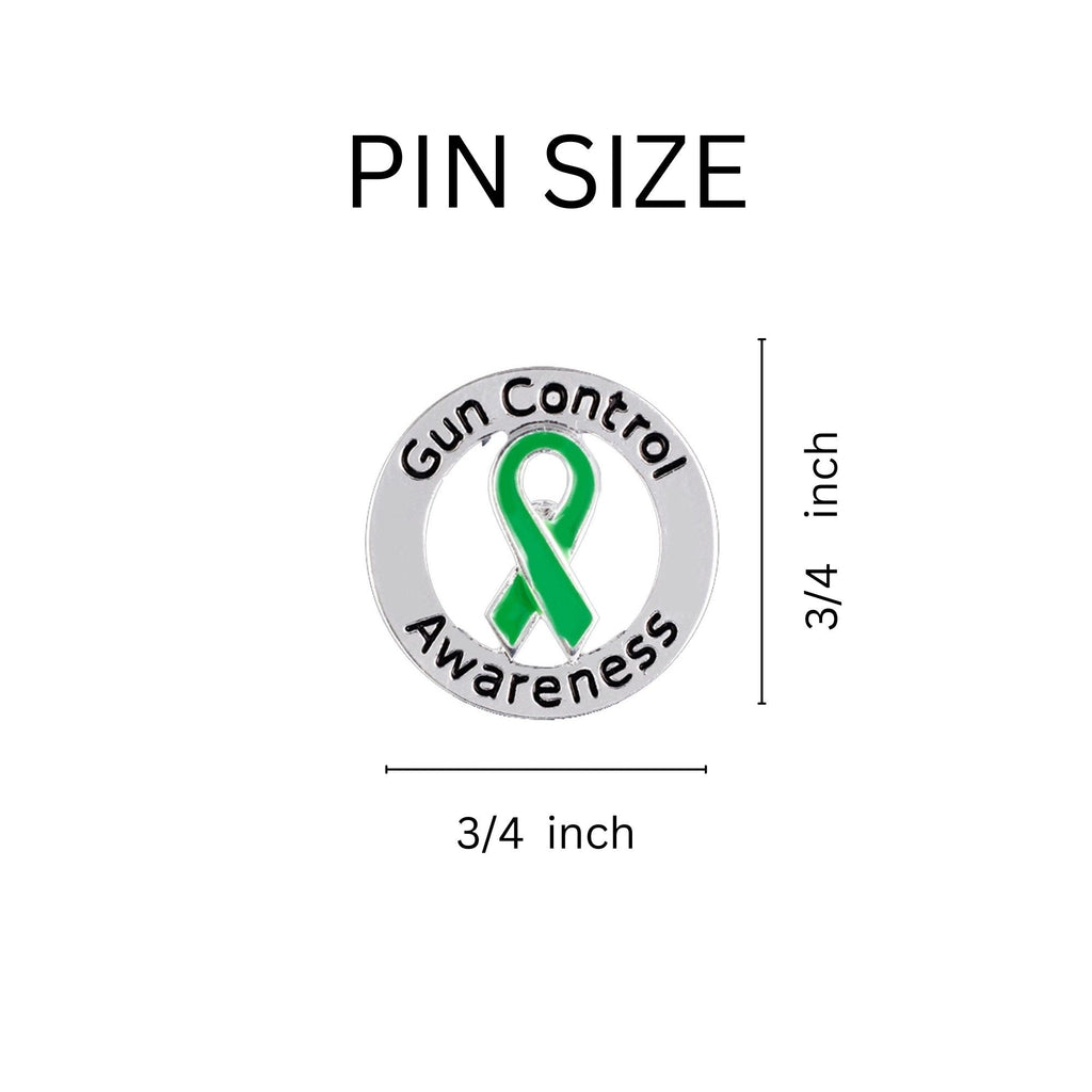 5/10/25/100 Bulk Circle Gun Control Awareness Pins