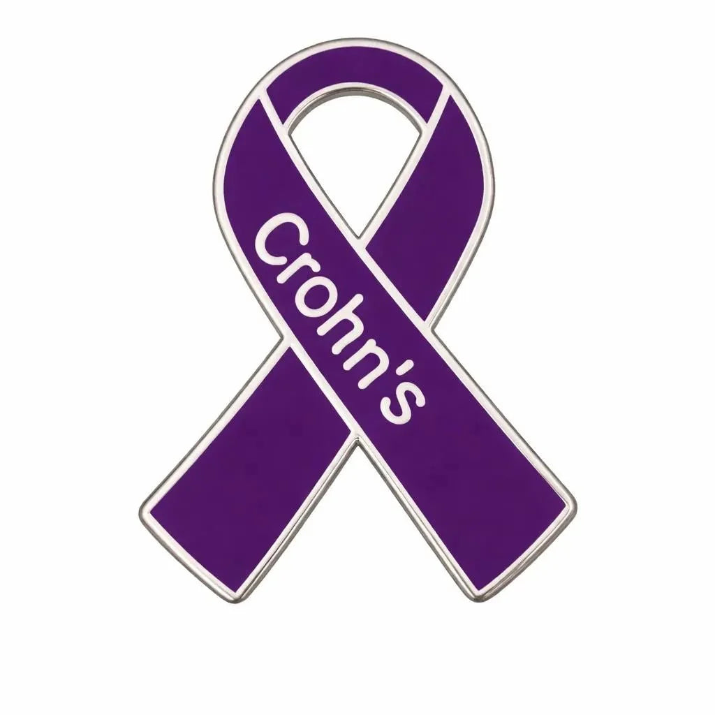 1/10/25/100 Bulk Crohn's Disease Awareness Ribbon Pins