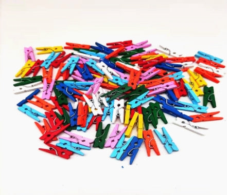 Creative Wooden Cartoon Photo Clips and Hangers