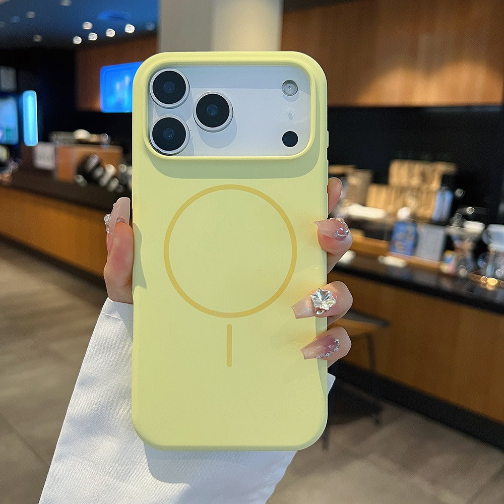Large Hole Silicone Magnetic iPhone Case