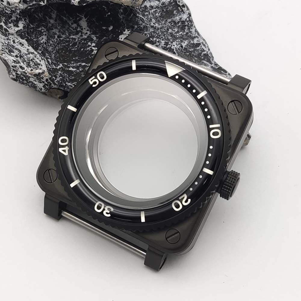 Modified Parts Square Base Watch Case