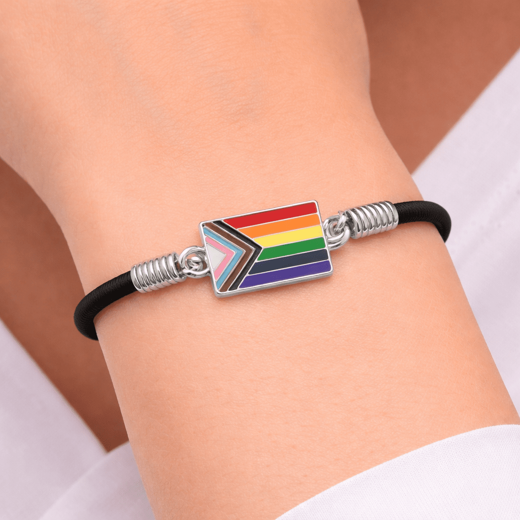 1/10/25 Bulk Daniel Quasar Flag Charm Stretch Bracelets