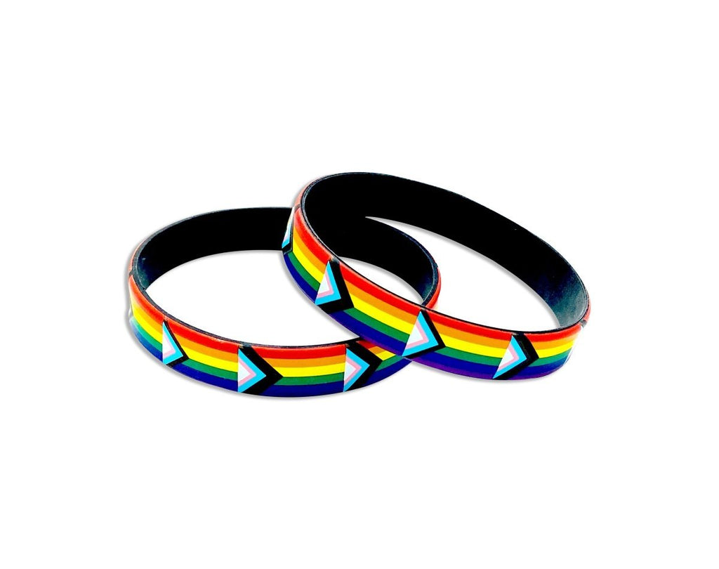 5/10/50/100 Daniel Quasar Flag Silicone Bracelets