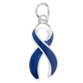 5/10/25/100 Bulk Dark Blue Ribbon Awareness Charms