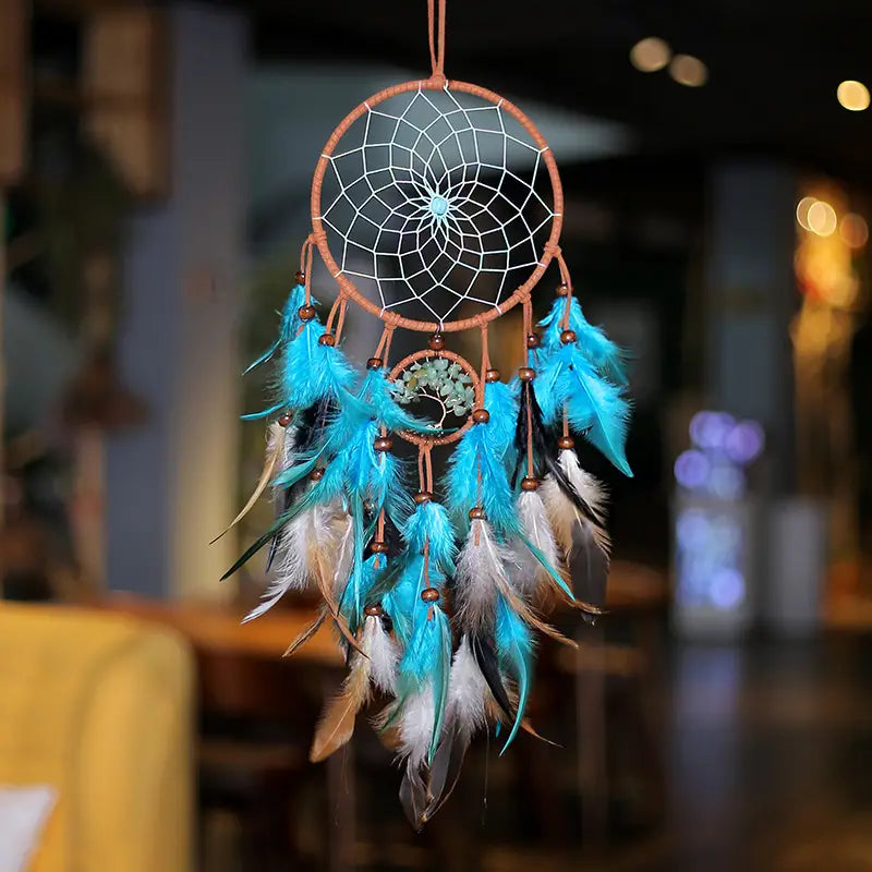 Double Circle Tree of Life Dream Catcher (1pc)