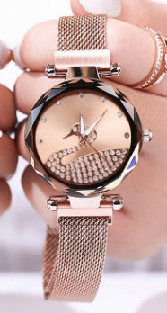 Starry Sky Womens Watch Lazy Little Swan Ladies Timepiece