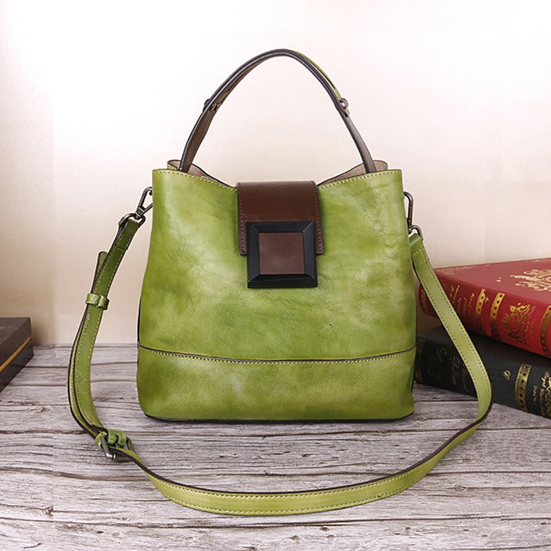 Retro Style Leather Women's Bag