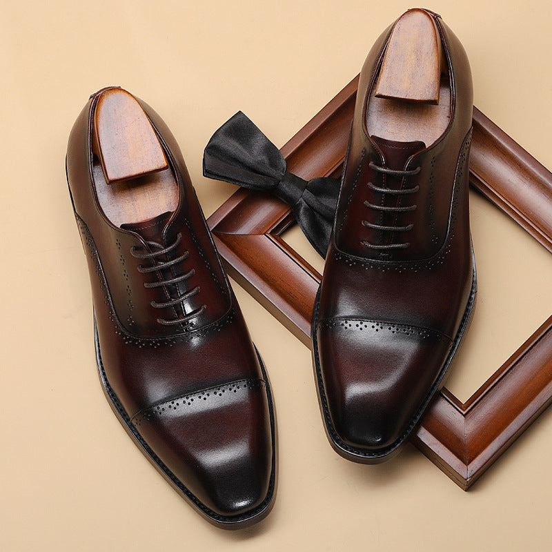 Classic Business Casual Leather Shoes