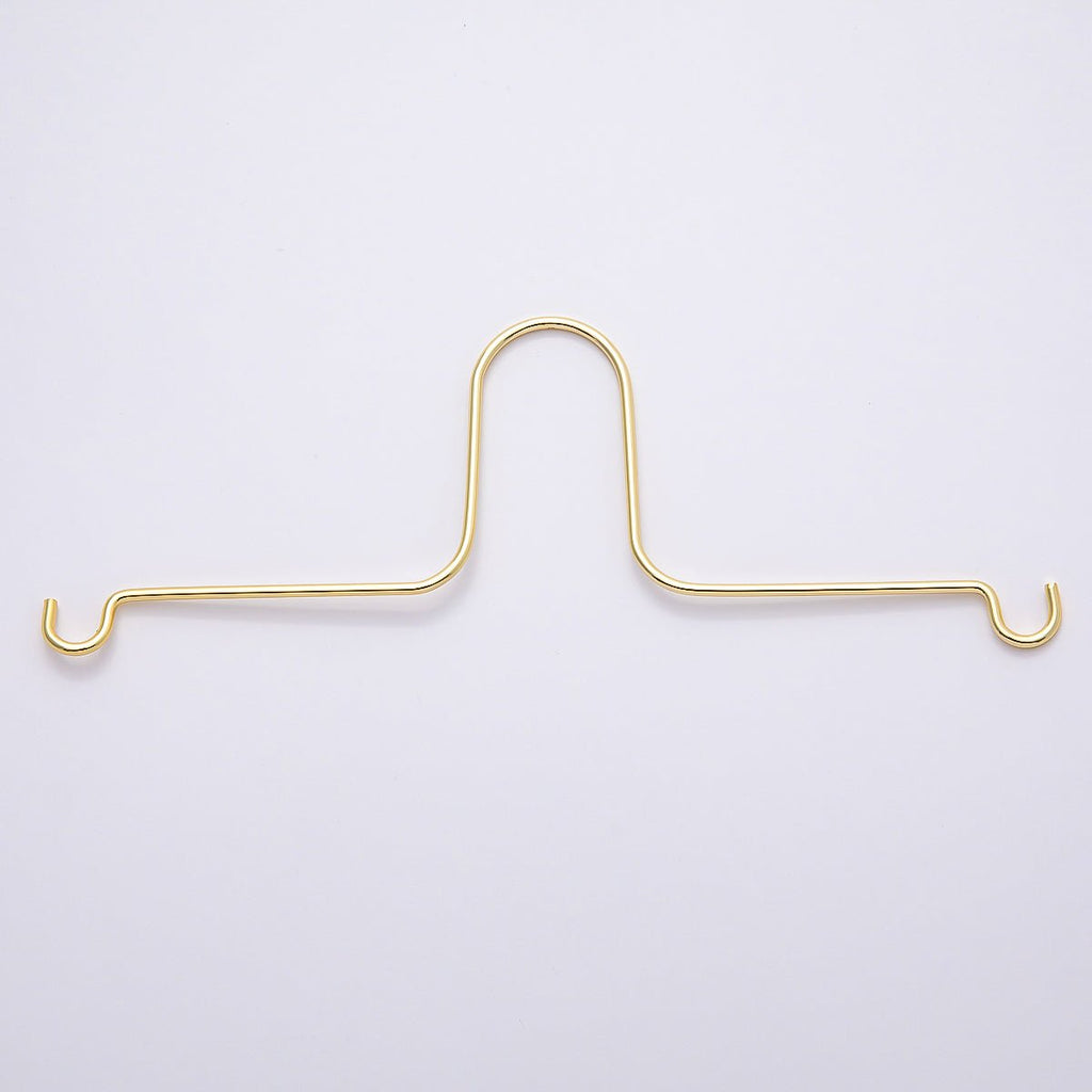 DIY Wire Rearview Mirror Car Charm Hanger Findings Hanging in Gold & Silver | WA-04478 WA-04755