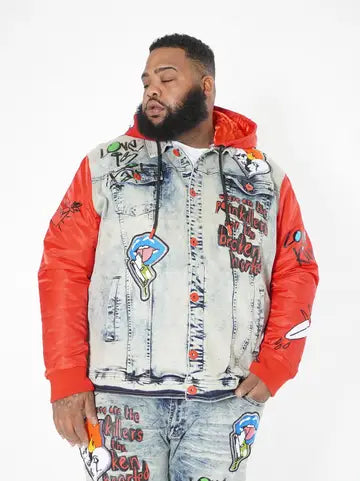 Love Kills Denim Set- Big & Tall