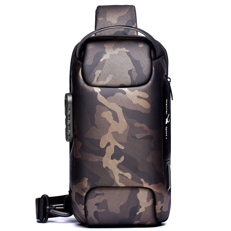 Men's Anti-Theft USB Chest Bag