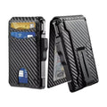 Men's Metal Magnetic Flip Card Holder Wallet