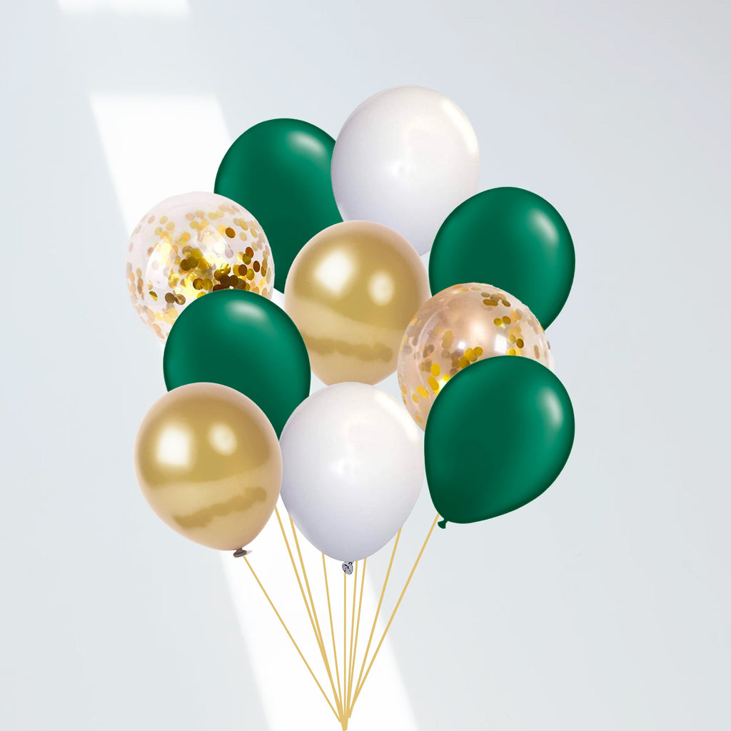 Green and Gold Graduation 2026 Balloon Bouquet