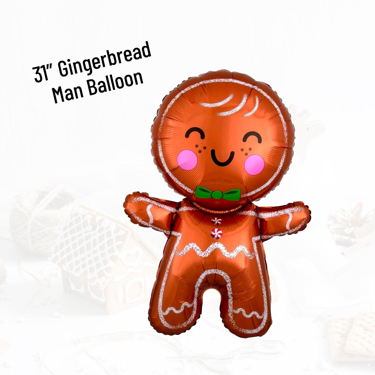 Gingerbread Man Balloon Bouquet