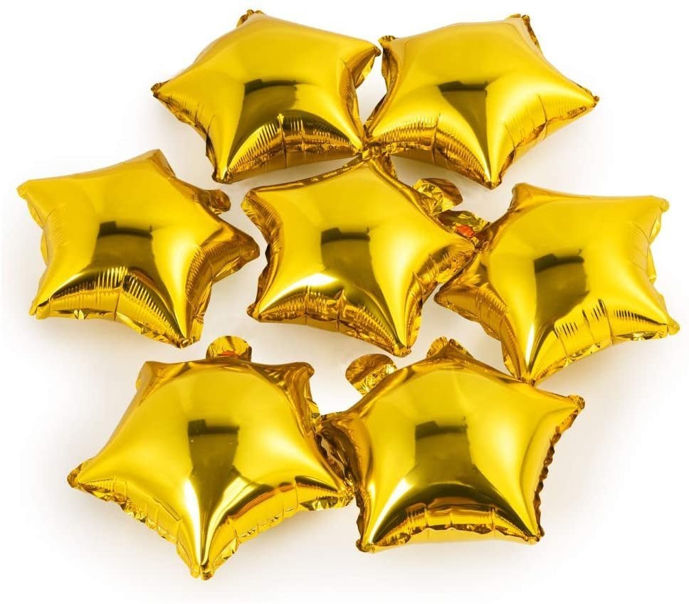 Gold Star Balloon Pack