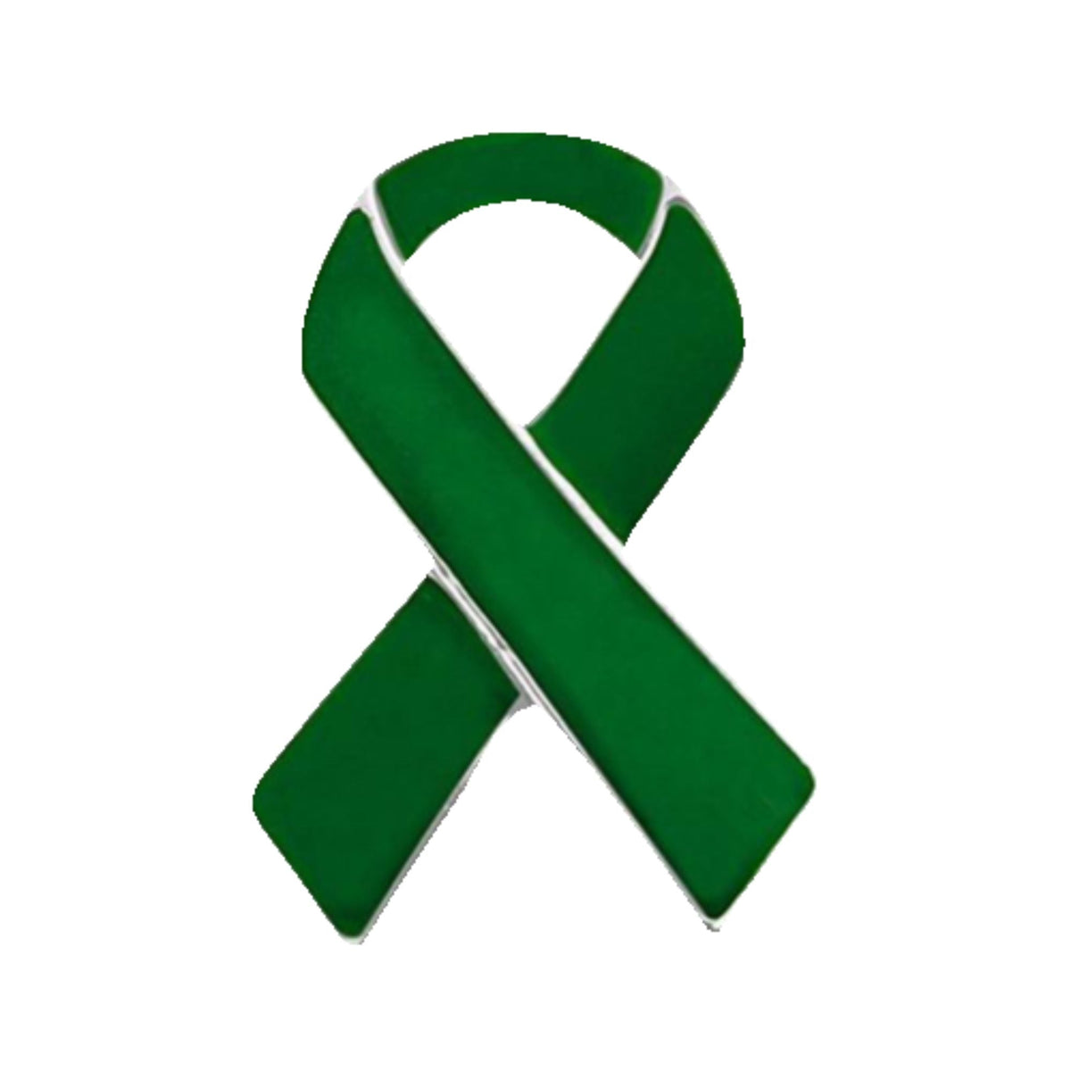 5/10/25/100 Pack Green Ribbon Awareness Pins