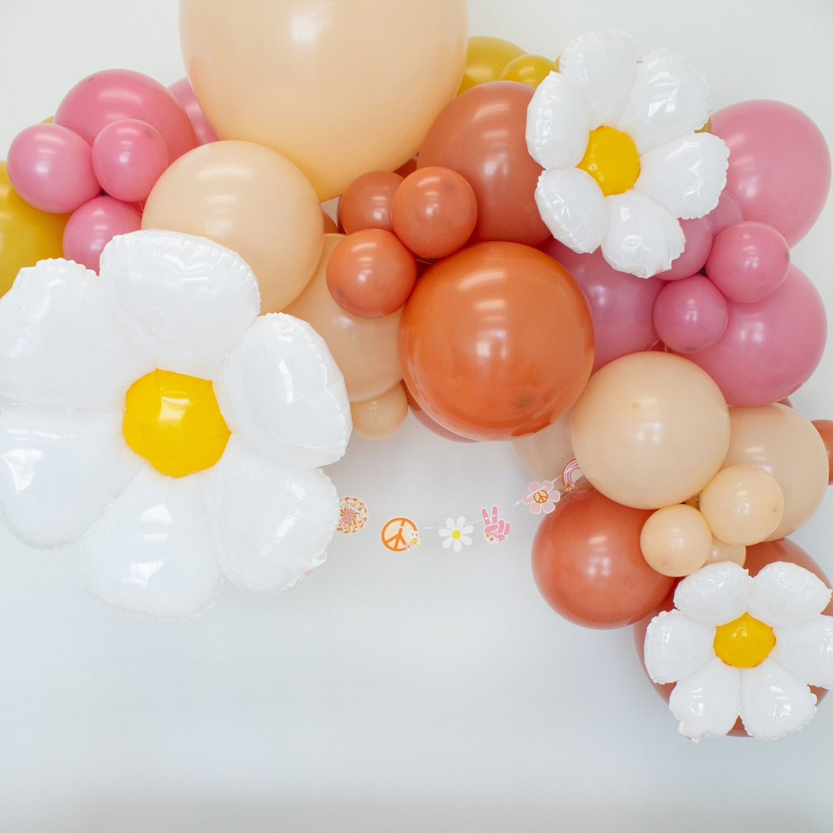 Groovy Balloon Garland Kit – Retro Party Decor