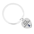 5/10/25/100 Bulk Heart Shaped Child Abuse Awareness Split Style Key Chains
