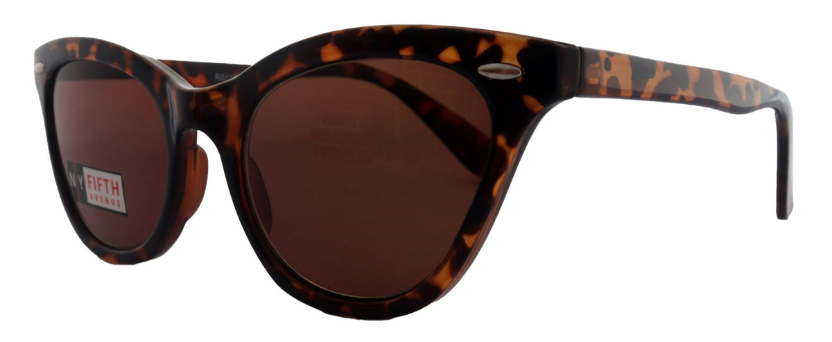 Gatsby, High-End  Sun Readers for Women Non-Bifocal Readers Sunglasses (Brown Tortoiseshell) NY Fifth Avenue