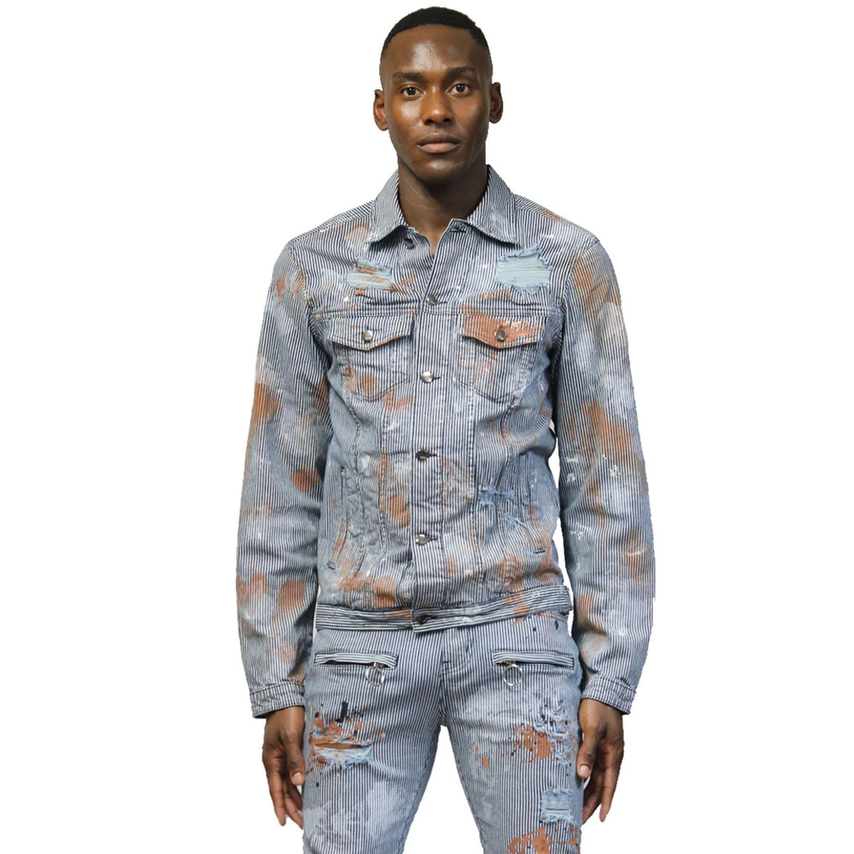 Tywin Pin Stripe Twill Jacket