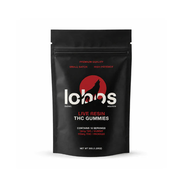 Lobos Live Resin THC Gummies