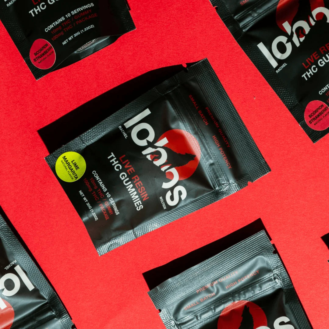 Lobos Live Resin THC Gummies