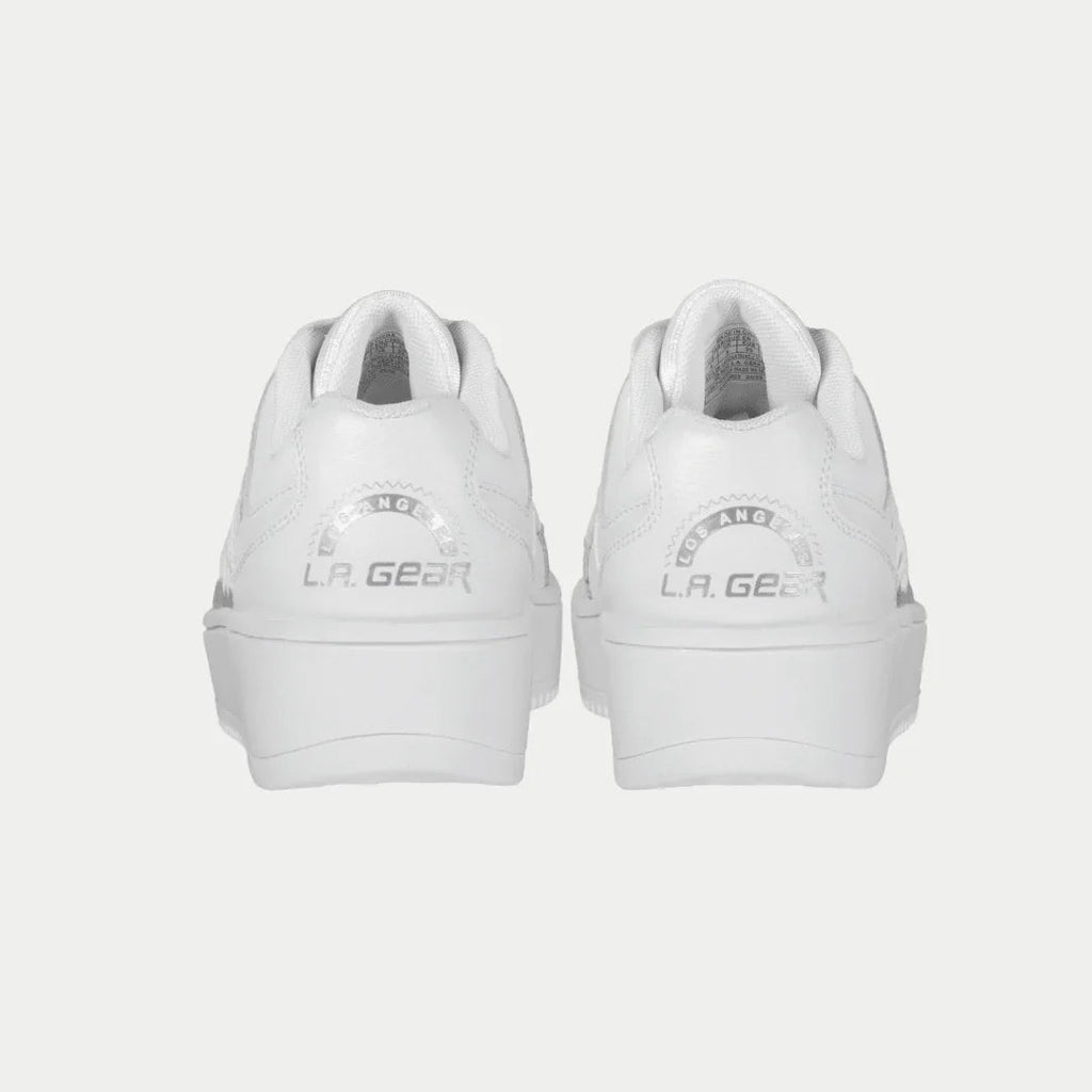 LA Gear Kids Flame Lowtop | White