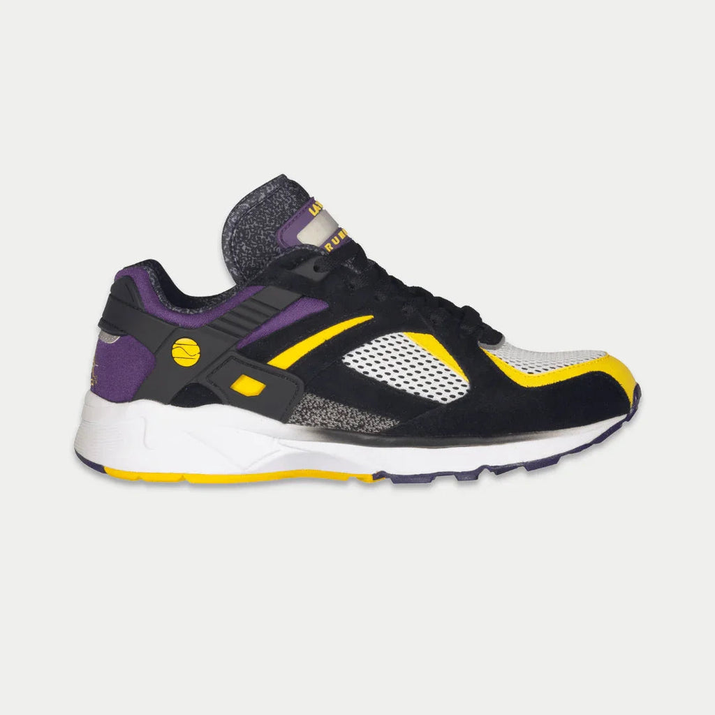 LA Gear Men's Catapult Light-Up Lowtop | Black x Purple x Yellow