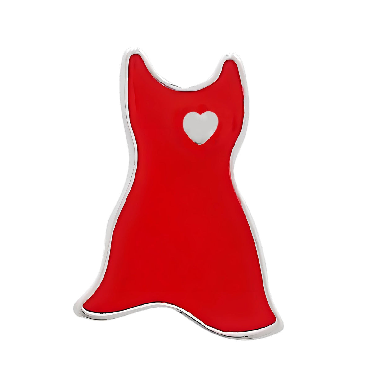 5/10/25/100 Bulk Small Red Dress Shaped Pins