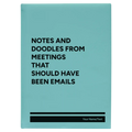 Personalized Notes and Doodles From Meetings Leatherette Journal (large) | Teal