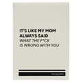 Personalized Mom Always Said Leatherette Sketch Book (large) | White