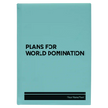 Personalized World Domination Leatherette Journal (large) | Teal