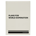 Personalized World Domination Leatherette Sketch Book (large) | White