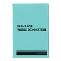 Personalized World Domination Leatherette Journal (small) | Teal