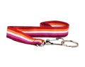1/5/10/25 Sunset Lesbian Pride Flag Colored Lanyards