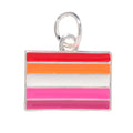 5/10/25/100 Bulk Lesbian Sunset Flag Charms