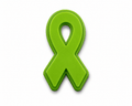 1/10/50/100 Bulk Lime Green Ribbon Silicone Pins