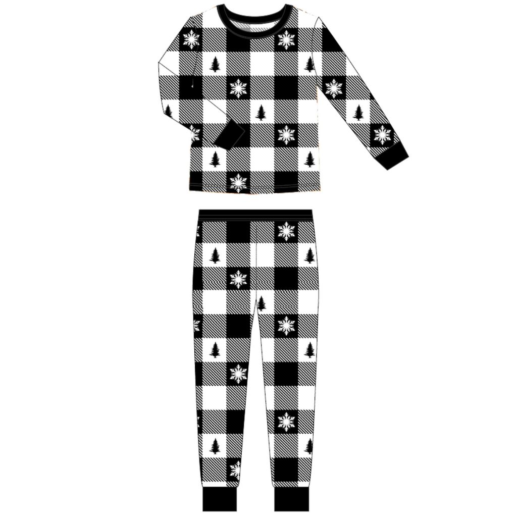 Two Piece Christmas Pajama Set