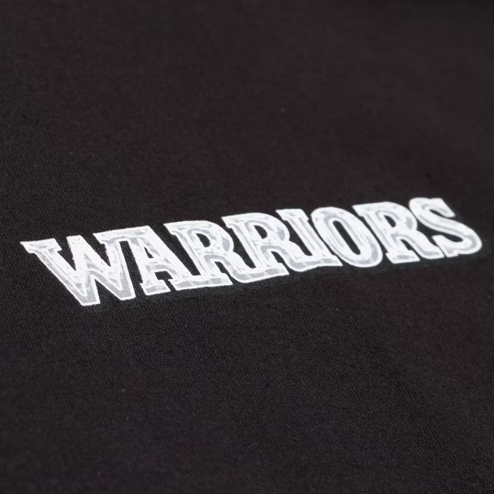 Men's Mitchell & Ness Black Golden State Warriors Chrome Heritage T-Shirt