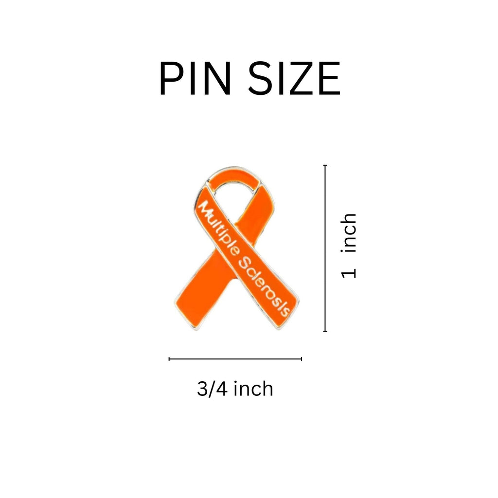 1/10/25/100 Bulk Multiple Sclerosis Awareness Ribbon Pins