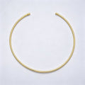 NEW 16K Gold Filled 3mm Tube Choker Floating Collar Necklace in Gold & Silver| WA-00511 WA-00541