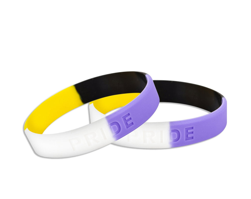 5/25/50/100 Bulk Non-Binary Silicone Bracelets