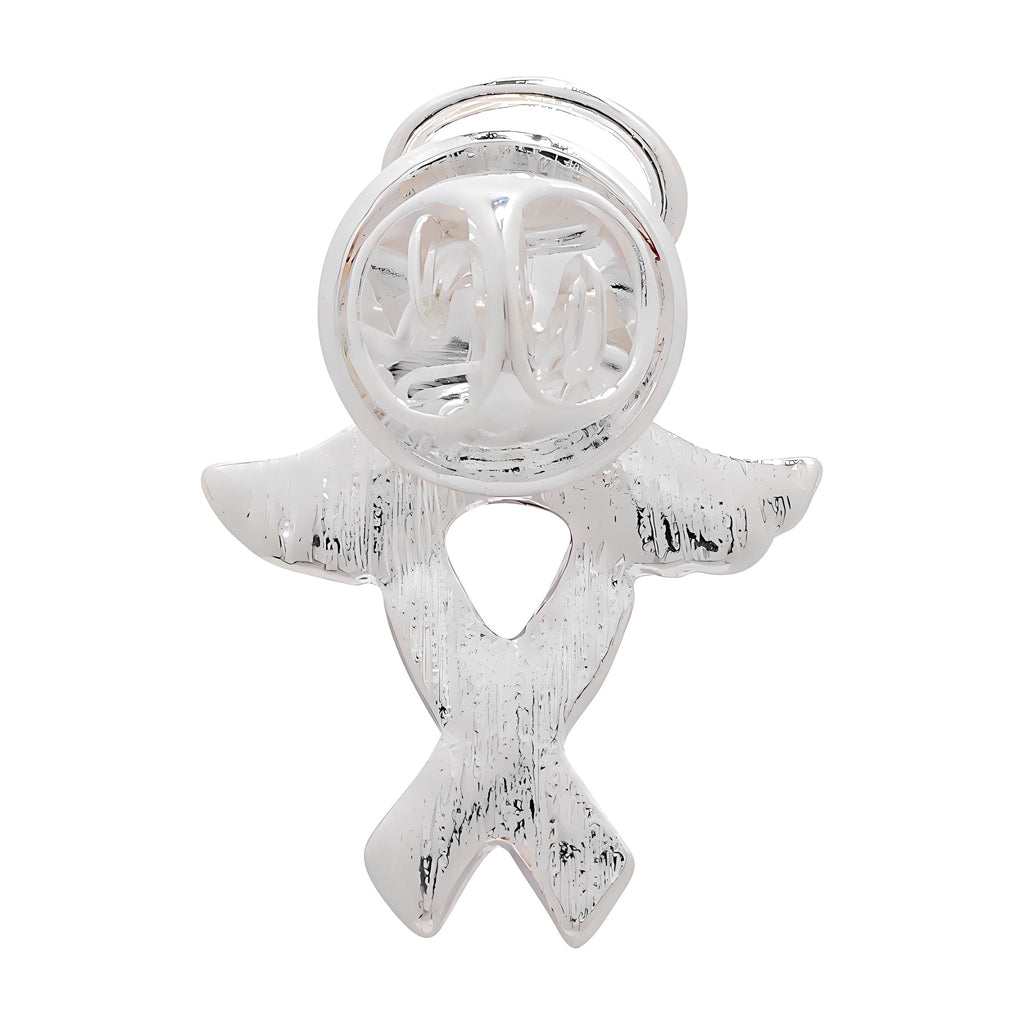 1/10/25/100 Bulk Orange Ribbon Awareness Angel Pins