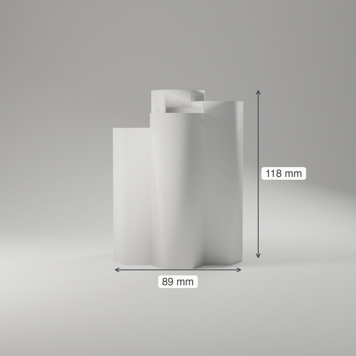 Honeycomb Pen Holder — 3D Printed, White