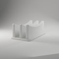 Vertical Laptop Stand — 3D Printed, White