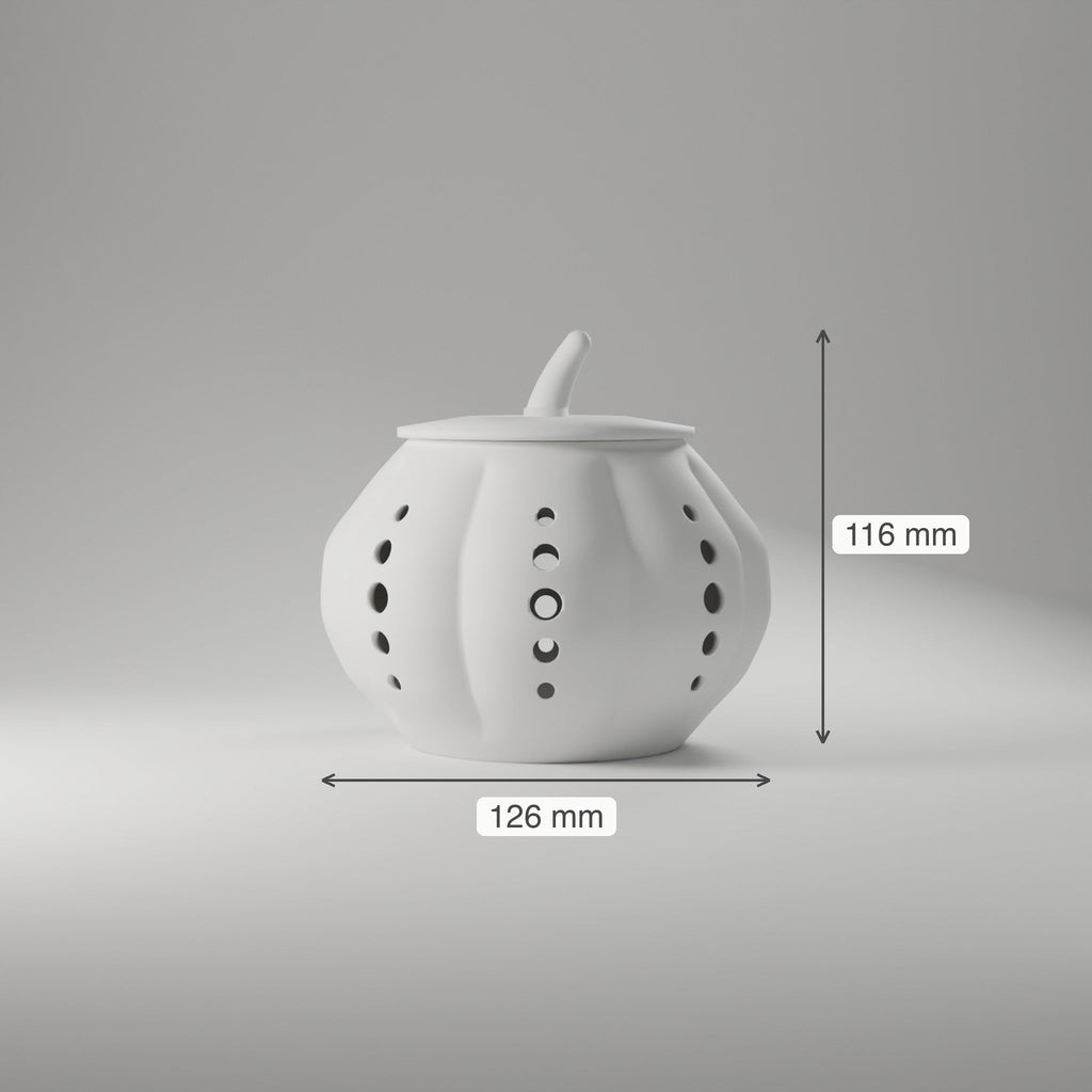 Perforated Pumpkin Luminary — 3D Printed Pumpkin Lantern