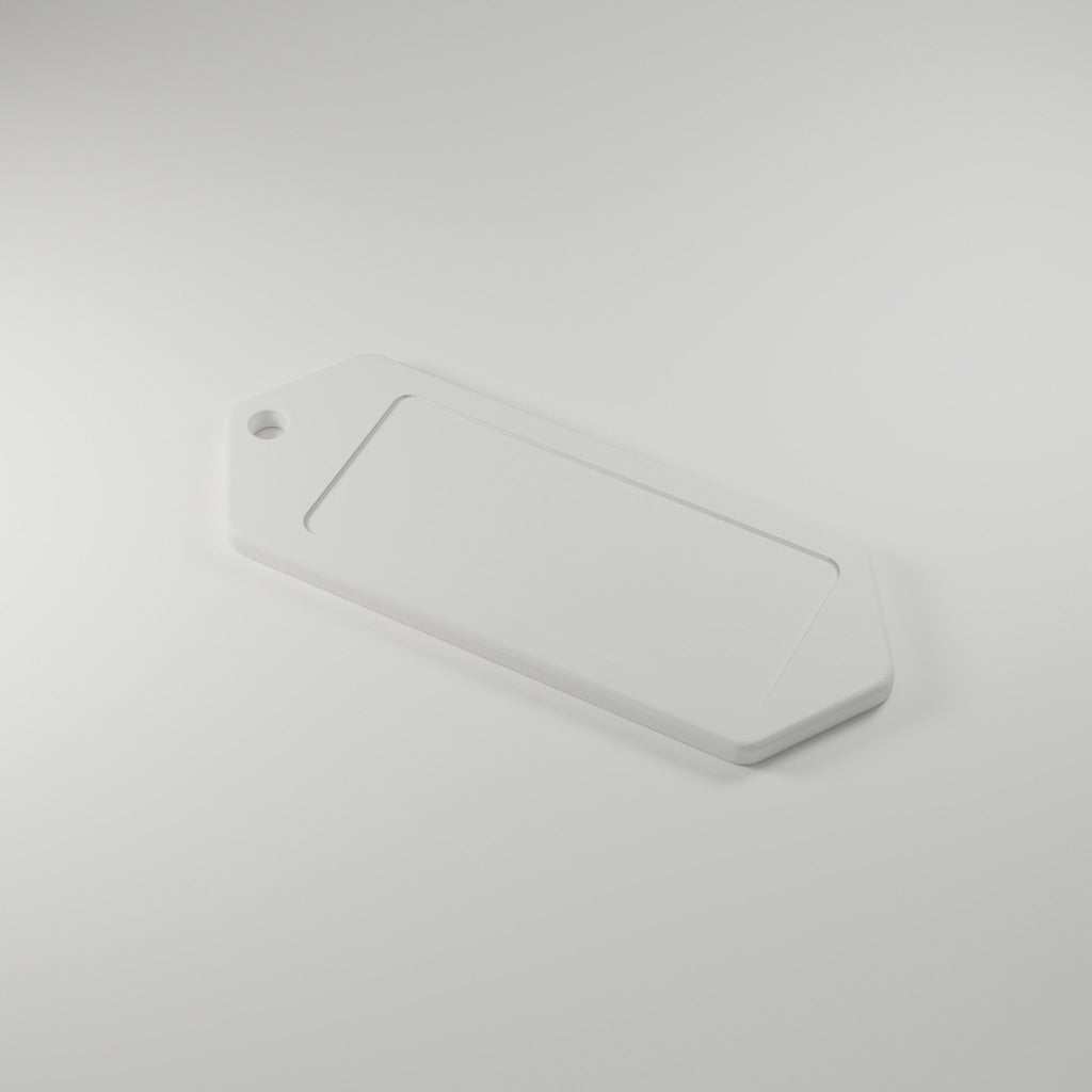 Motel Key Tag Blanks, Bulk 10–100 Pack — 3 × 1.25 in Sticker